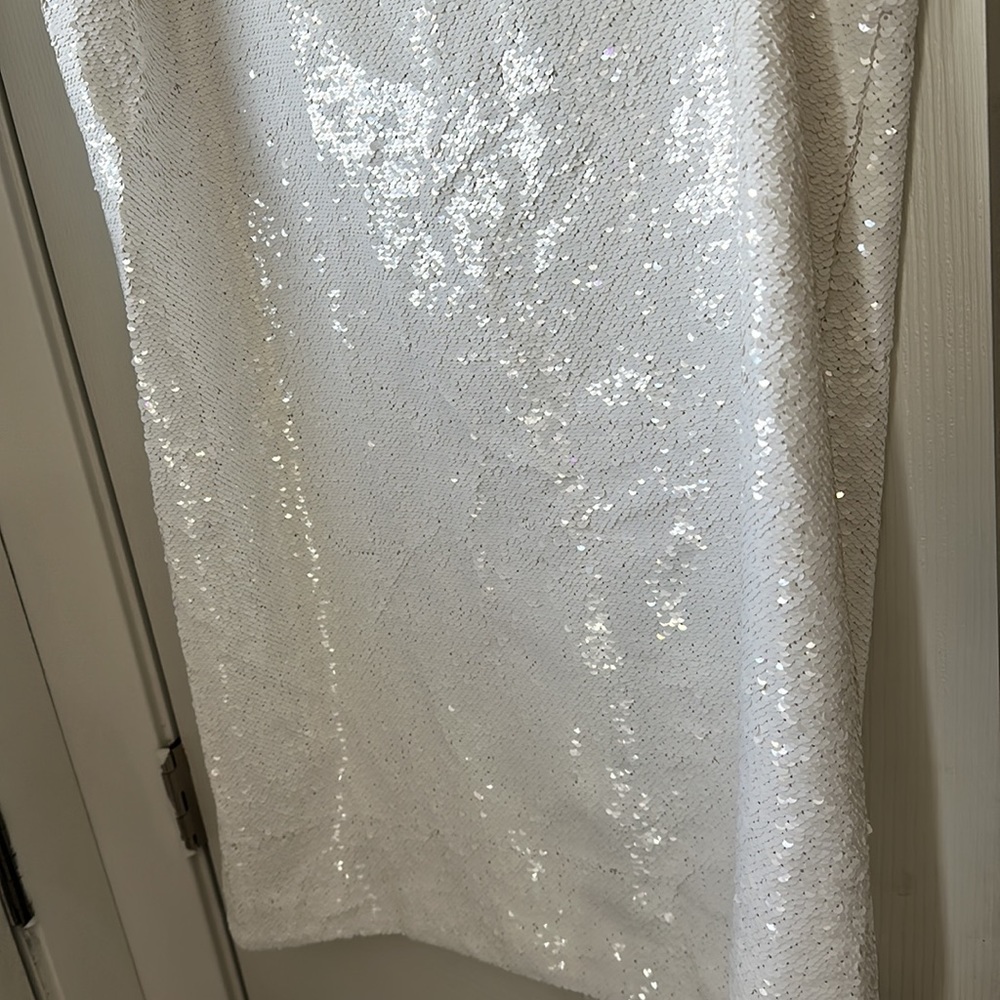 Madewell  White Sequin Dress - Picture 5 of 10